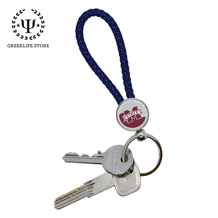 Mississippi State University Keychain Round