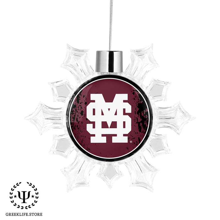 Mississippi State University Christmas Ornament - Snowflake