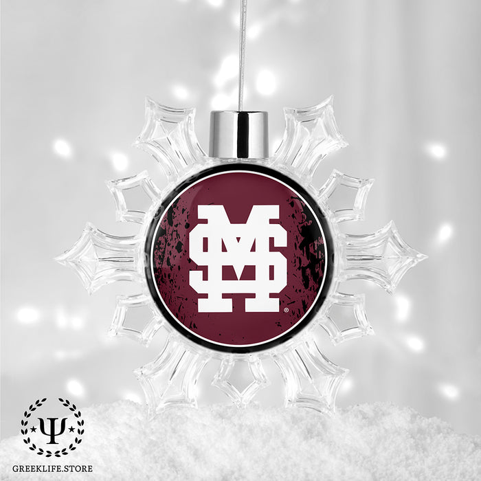 Mississippi State University Christmas Ornament - Snowflake