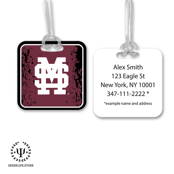 Mississippi State University Luggage Bag Tag (square)