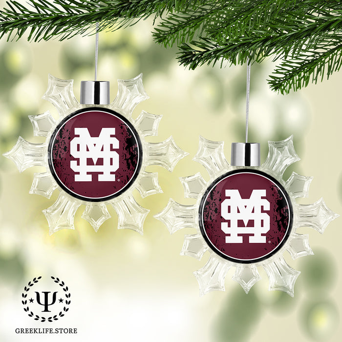 Mississippi State University Christmas Ornament - Snowflake