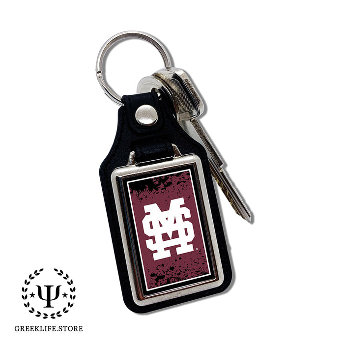Mississippi State University Keychain Rectangular