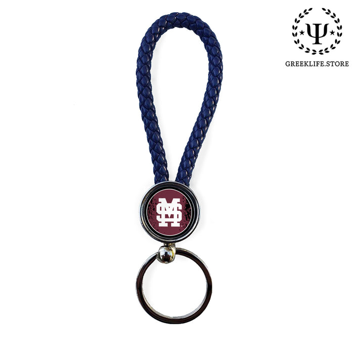 Mississippi State University Keychain Round