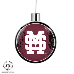 Mississippi State University Christmas Ornament Flat Round