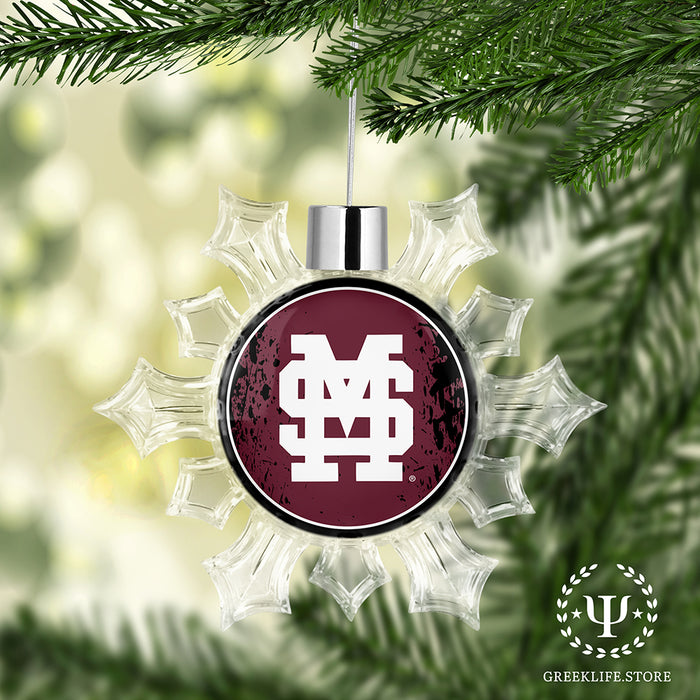 Mississippi State University Christmas Ornament - Snowflake