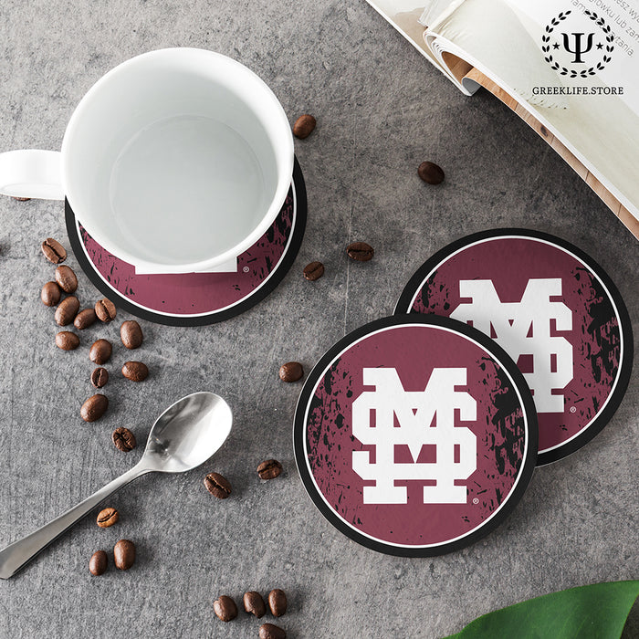 Mississippi State University Beverage Coasters Round (Set of 4)
