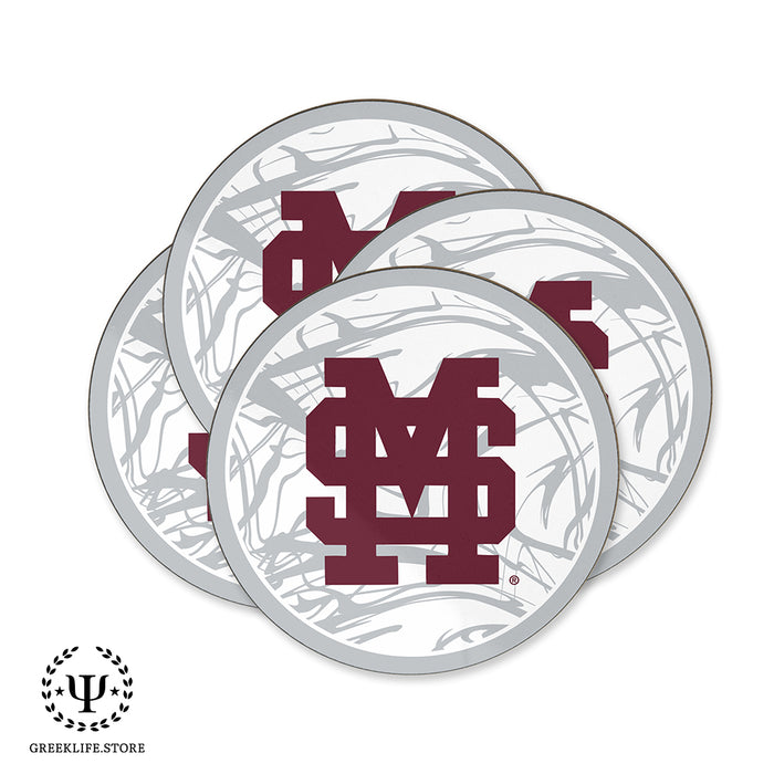 Mississippi State University Beverage Coasters Round (Set of 4)