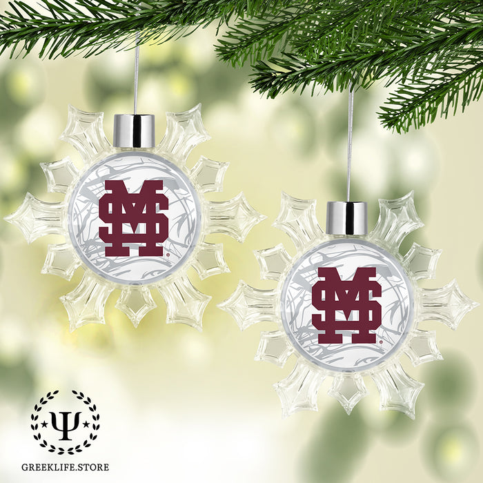 Mississippi State University Christmas Ornament - Snowflake