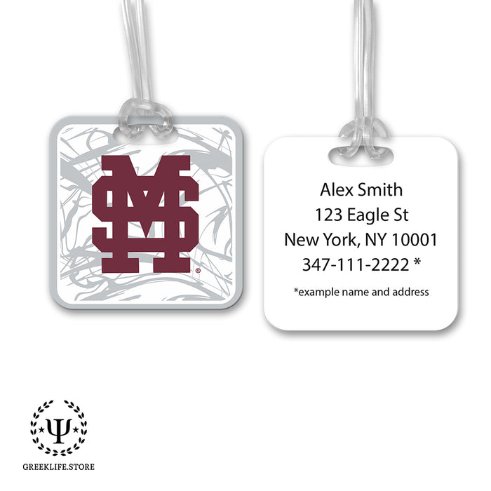 Mississippi State University Luggage Bag Tag (square)