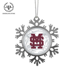 Mississippi State University Christmas Ornament - Snowflake Metal