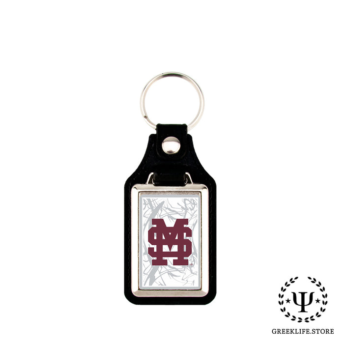Mississippi State University Keychain Rectangular