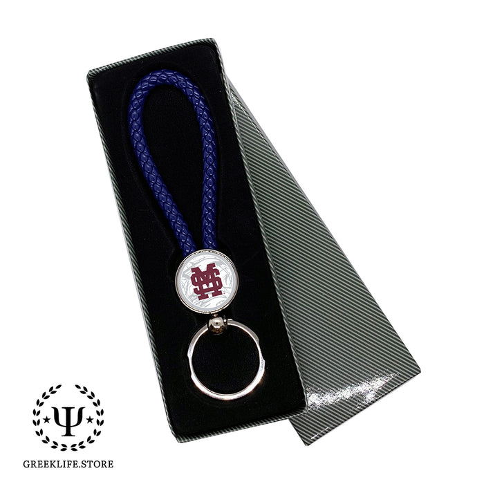 Mississippi State University Keychain Round