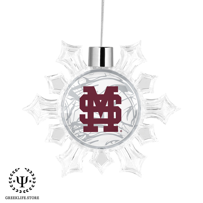 Mississippi State University Christmas Ornament - Snowflake