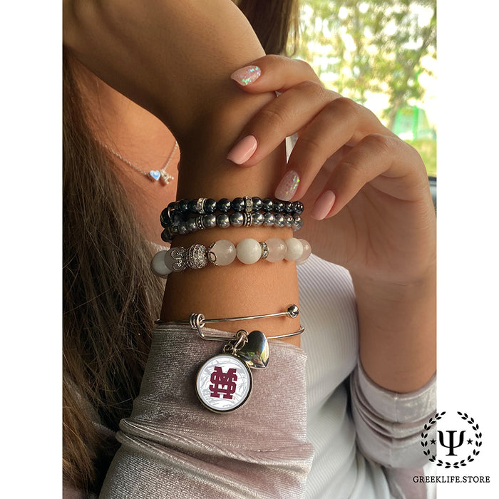 Mississippi State University Round Adjustable Bracelet
