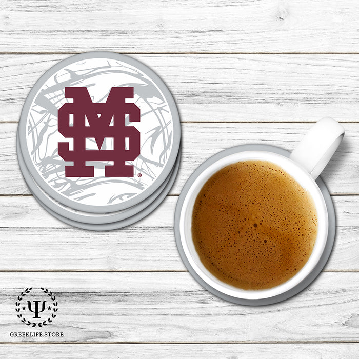 Mississippi State University Beverage Coasters Round (Set of 4)