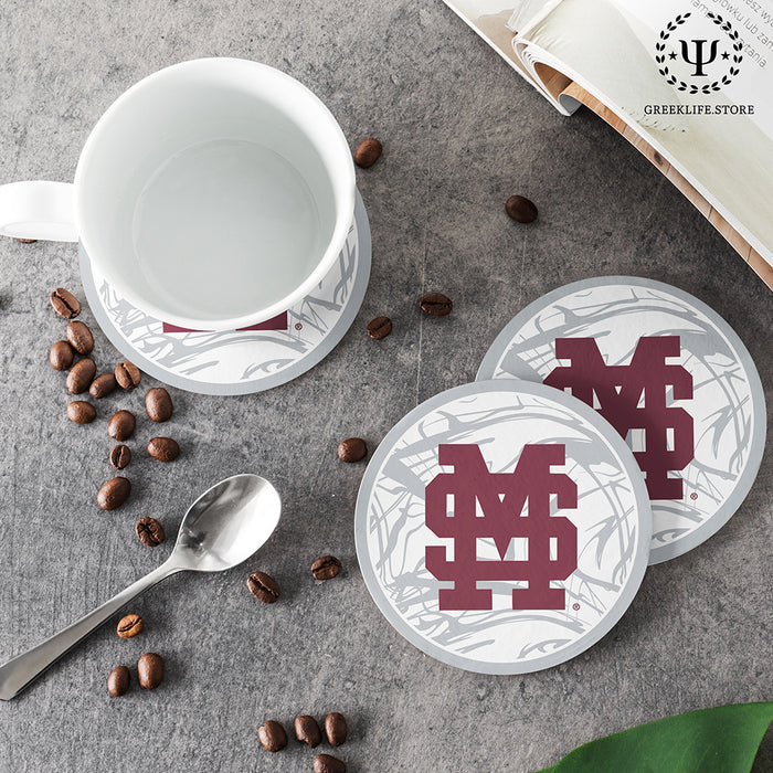 Mississippi State University Beverage Coasters Round (Set of 4)