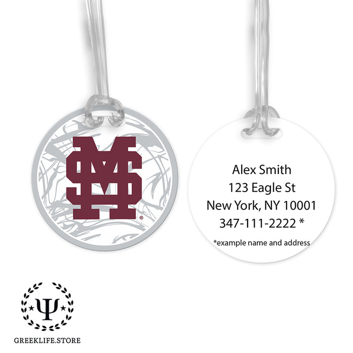 Mississippi State University Luggage Bag Tag (round)