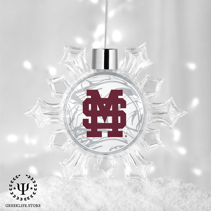 Mississippi State University Christmas Ornament - Snowflake