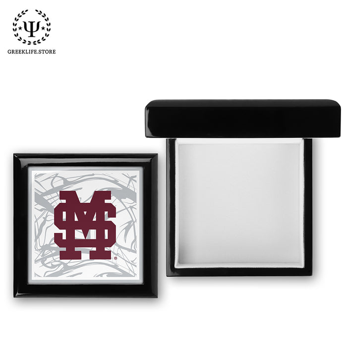 Mississippi State University Keepsake Box Wooden