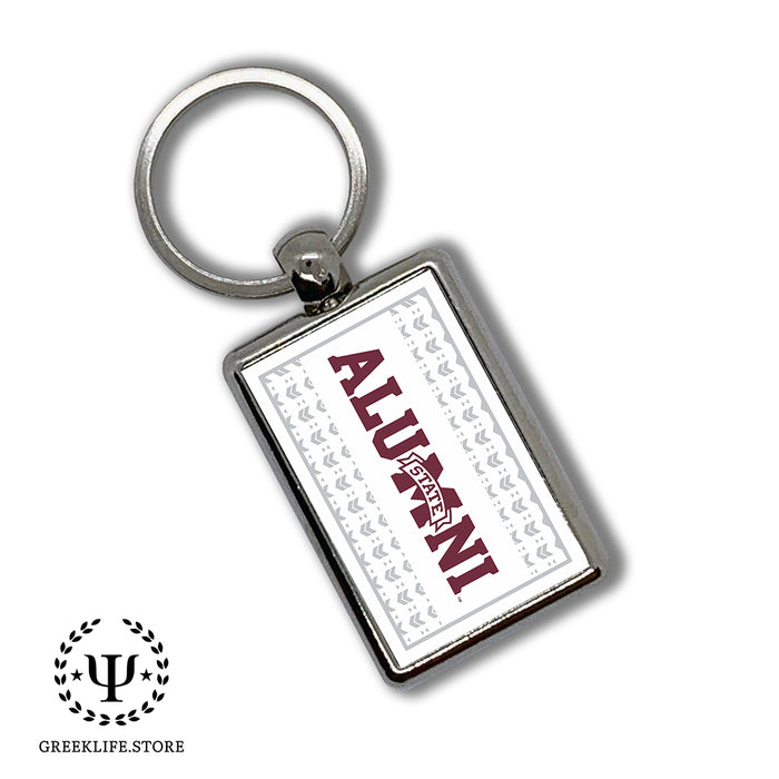 Mississippi State University Keychain Rectangular
