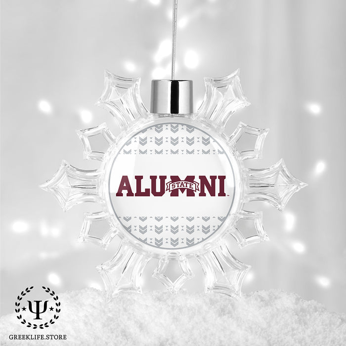 Mississippi State University Christmas Ornament - Snowflake