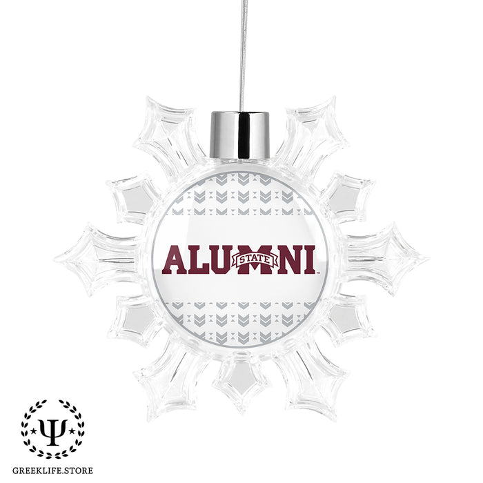 Mississippi State University Christmas Ornament - Snowflake