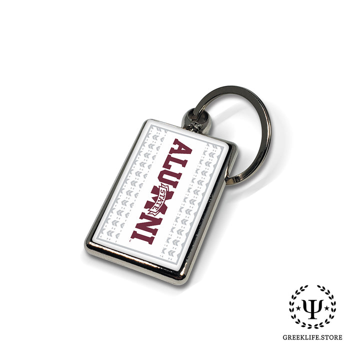 Mississippi State University Keychain Rectangular