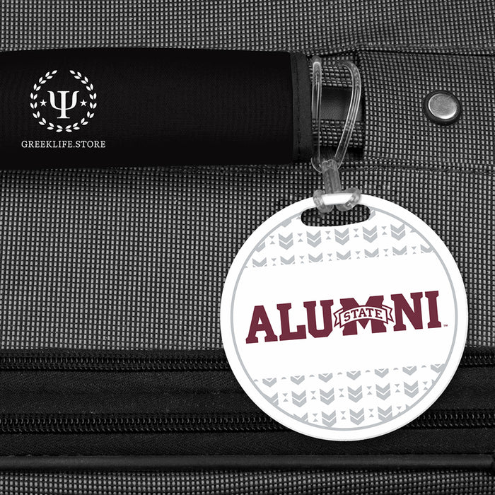 Mississippi State University Luggage Bag Tag (round)