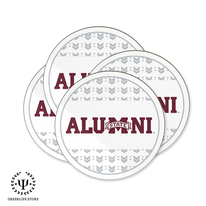 Mississippi State University Beverage Coasters Round (Set of 4)