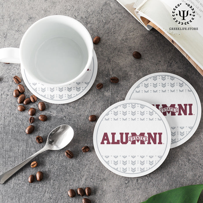 Mississippi State University Beverage Coasters Round (Set of 4)