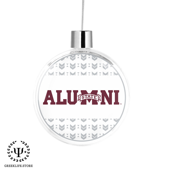 Mississippi State University Christmas Ornament Flat Round