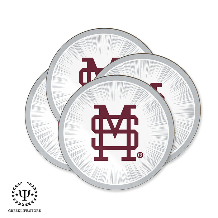 Mississippi State University Beverage Coasters Round (Set of 4)