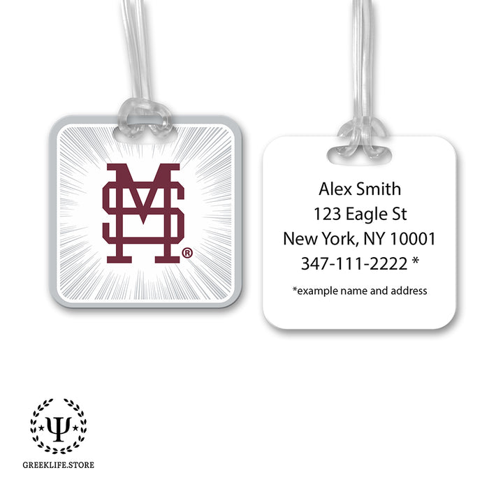 Mississippi State University Luggage Bag Tag (square)