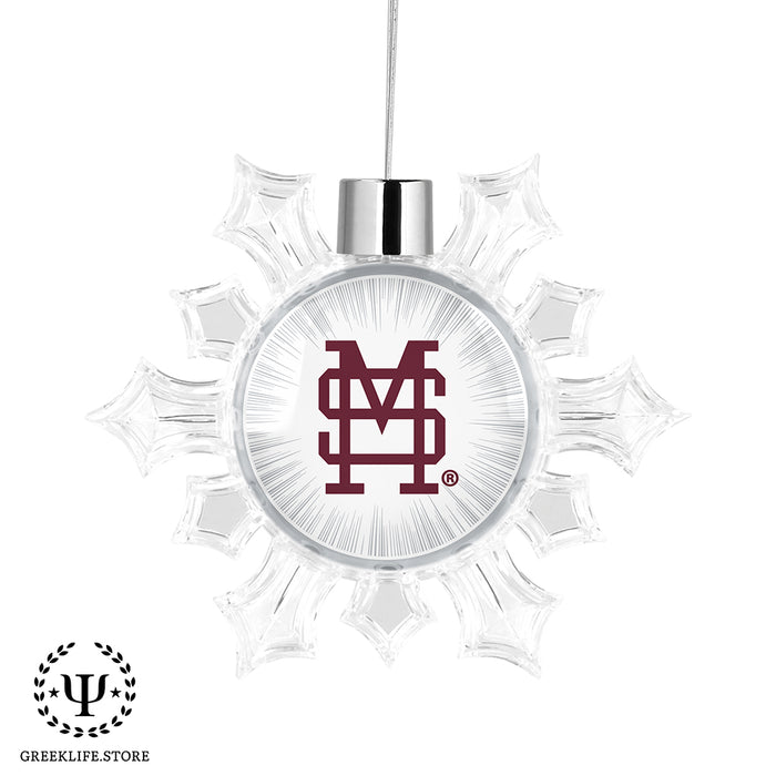 Mississippi State University Christmas Ornament - Snowflake