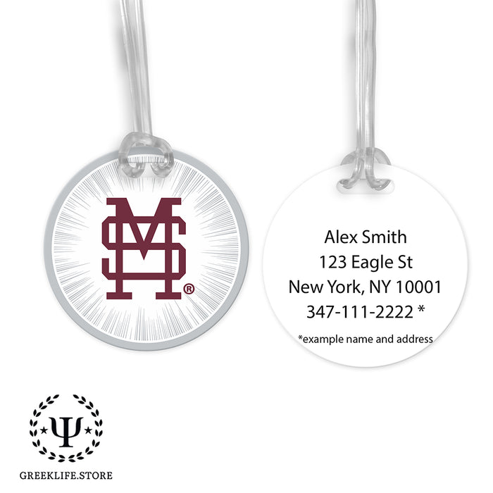 Mississippi State University Luggage Bag Tag (round)