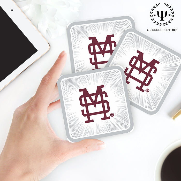 Mississippi State University Beverage Coasters Square (Set of 4)