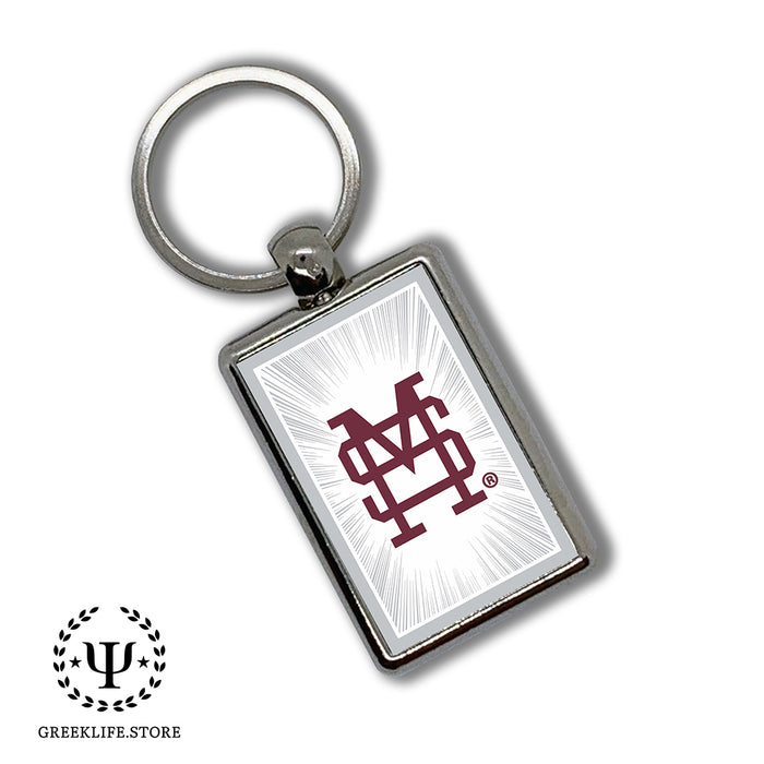 Mississippi State University Keychain Rectangular