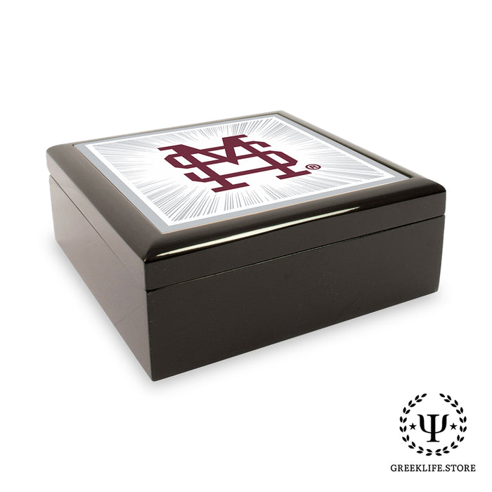 Mississippi State University Keepsake Box Wooden