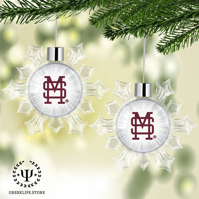 Mississippi State University Christmas Ornament - Snowflake