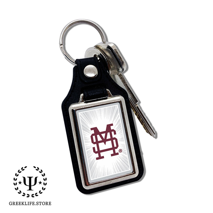 Mississippi State University Keychain Rectangular