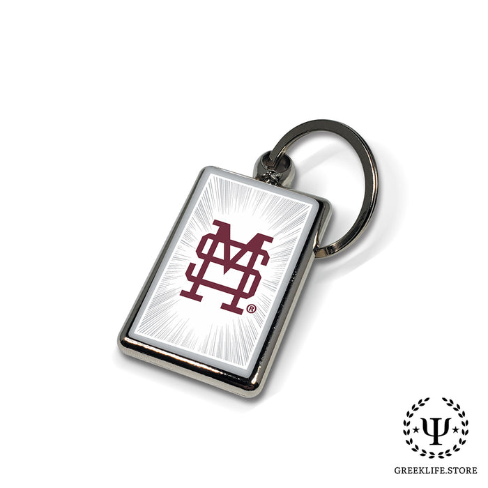 Mississippi State University Keychain Rectangular
