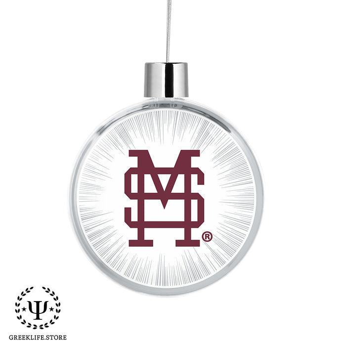 Mississippi State University Christmas Ornament Flat Round