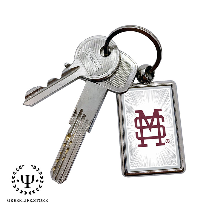 Mississippi State University Keychain Rectangular
