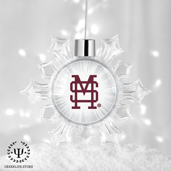 Mississippi State University Christmas Ornament - Snowflake