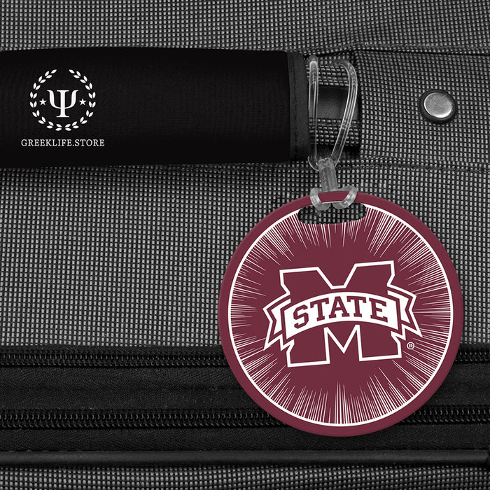 Mississippi State University Luggage Bag Tag (round)