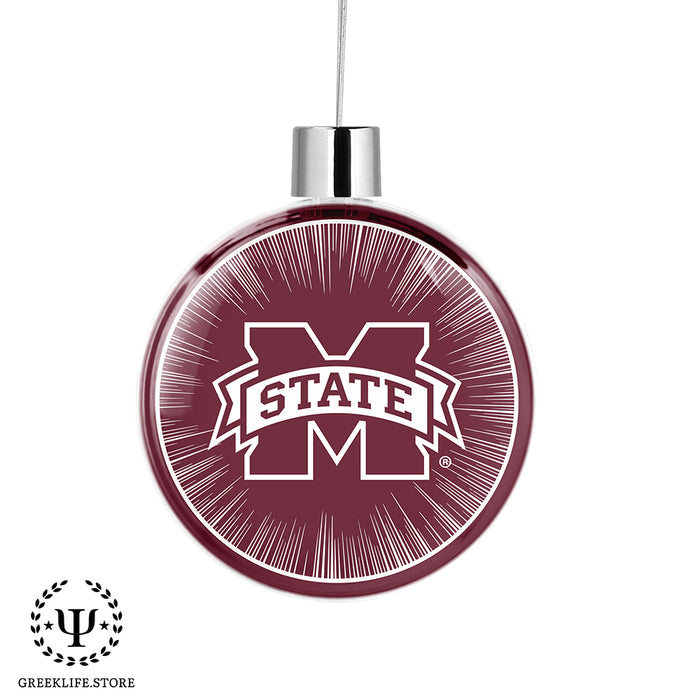 Mississippi State University Christmas Ornament Flat Round