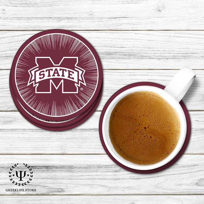 Mississippi State University Beverage Coasters Round (Set of 4)