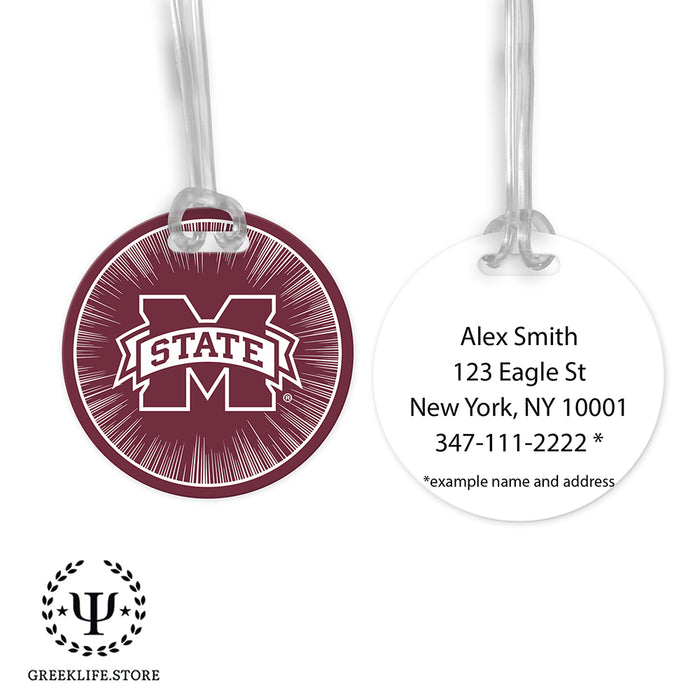 Mississippi State University Luggage Bag Tag (round)