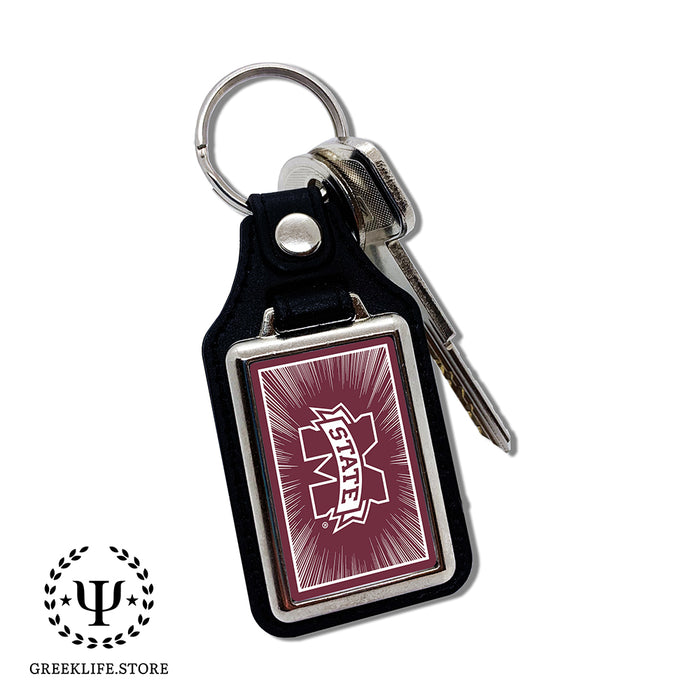 Mississippi State University Keychain Rectangular