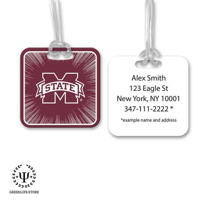 Mississippi State University Luggage Bag Tag (square)
